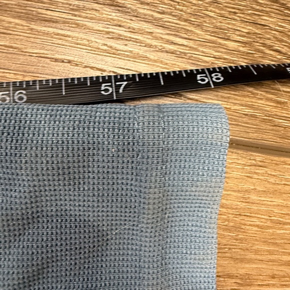 Halara Women's Wide Leg Adjustable Strap Waffle Casual Overalls Blue Size M NWT - Picture 7 of 7